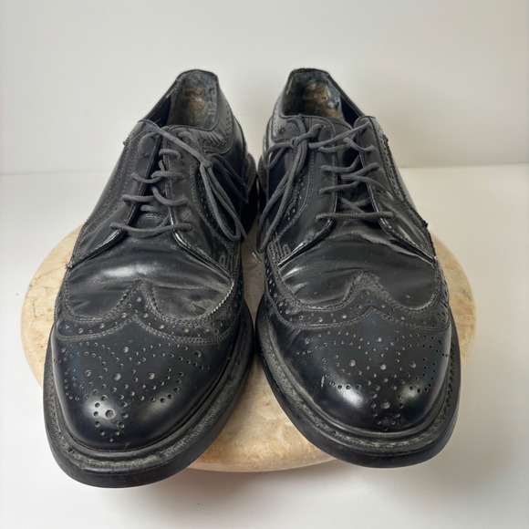 Crown Executive Collection Oxford Wingtip‎ Mens 11D Black Leather Brogue 11189 main image 8